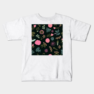 Elegance Seamless pattern with flowers Kids T-Shirt